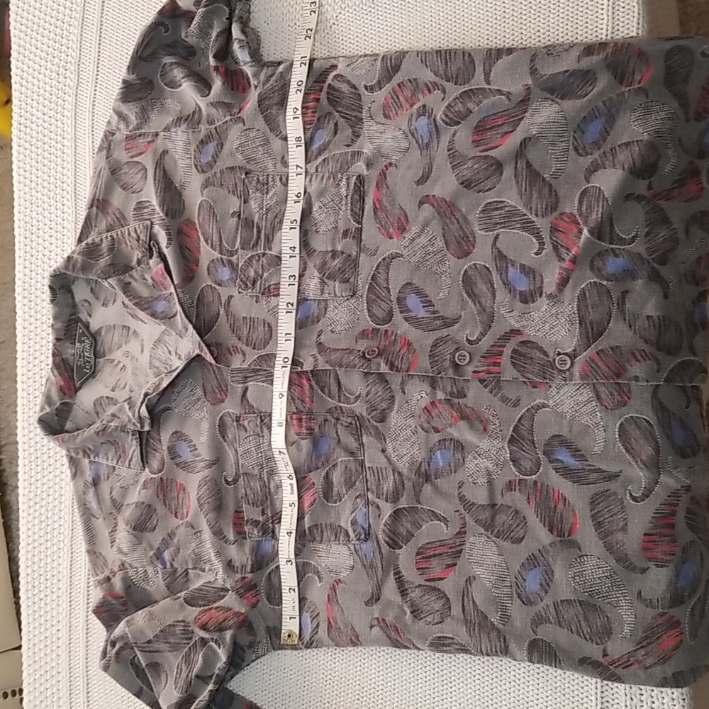 VTG Le Tigre paisley shirt - Picture 4 of 9